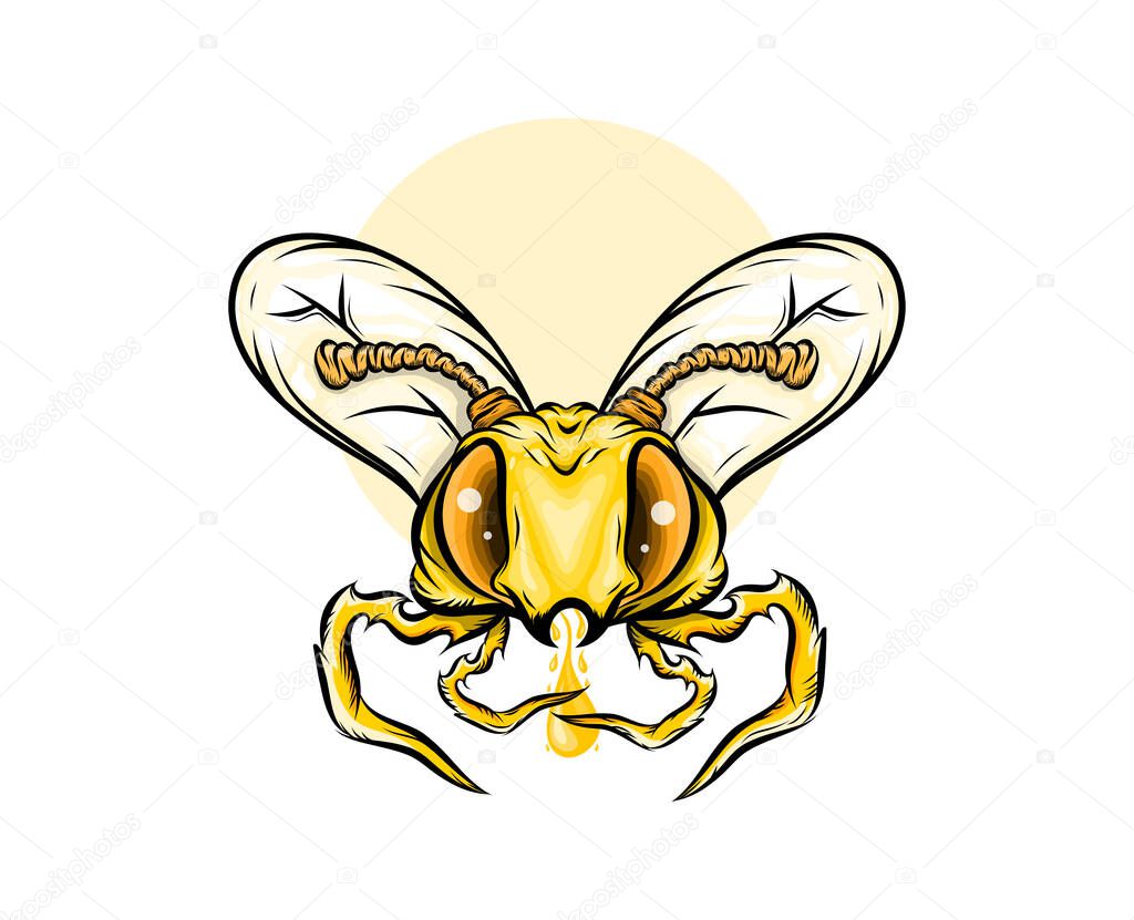 Bee Logo - Sweet, Productive, and Nature-Inspired Design