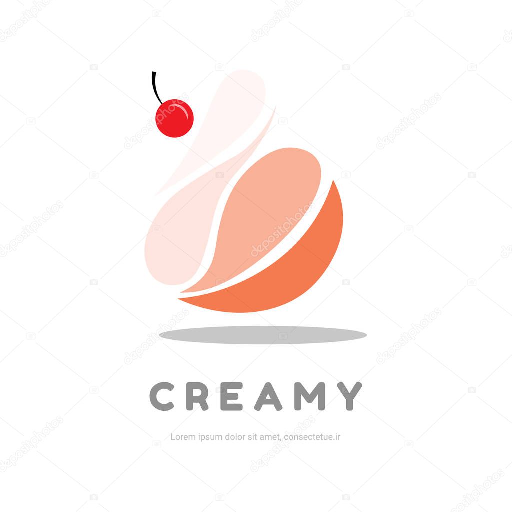 Vector sweet Cake Logo Design
