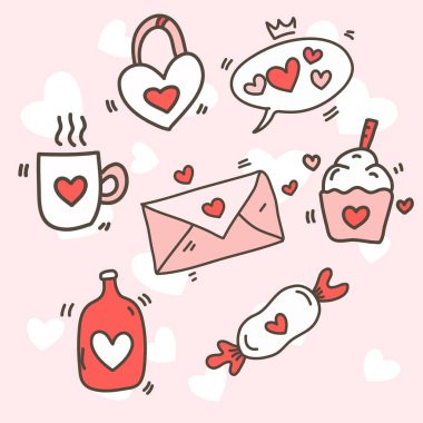 Sevgililer Günü El Kukusu Dekoru Paketi