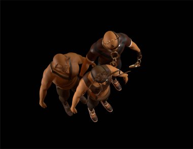 Ürkütücü 3 boyutlu Cadılar Bayramı Karakterleri Ürkütücü sezon tasarımları