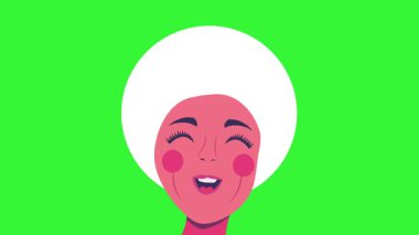 Dünya, kadınların kahkahalarla güldüğü yeşil ekran video günü