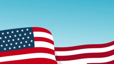 Amerikan bayrağı.