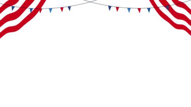 ABD bağımsızlık günü geçmişi. vektör illüstrasyonu.