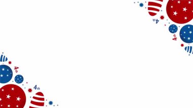 Yıldızlı Amerikan bayrağı.