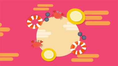 Noel ve yeni yıl tebrik kartı.