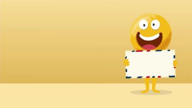 emoji günü arkaplan hareketi canlandırma videosu