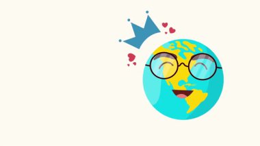 emoji günü arkaplan hareketi canlandırma videosu