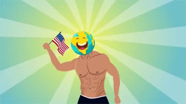 emoji günü arkaplan hareketi canlandırma videosu