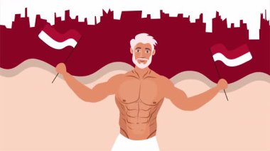 Endonezya 'nın Bağımsızlık Günü' nün coşkulu ruhunu güçlü görseller, vatansever müzikler ve ulusun kırmızı ve beyaz gururuyla kutlayın.