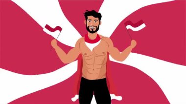 Endonezya 'nın Bağımsızlık Günü' nün coşkulu ruhunu güçlü görseller, vatansever müzikler ve ulusun kırmızı ve beyaz gururuyla kutlayın.