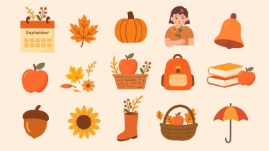 Şükran Günü simgeleri dizisi