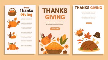 Şükran Günü balkabağı, yapraklar ve mesajla karşılanıyor.