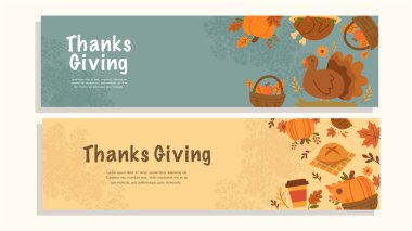 Şükran tatil tebrik kartı