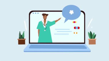 Çevrimiçi Tıbbi Danışmanlık Konsepti
