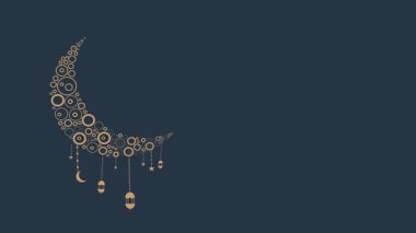 vektör modern Arap raamazan kareem bayrağı.