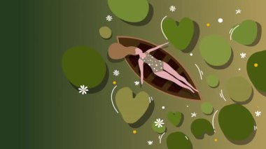 Çiçekteki güzel kelebek