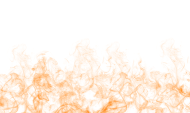 Turuncu duman yavaşça yükseliyor yumuşak sanatsal buhar etkisi yaratıyor