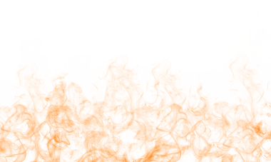 Turuncu duman yavaşça yükseliyor yumuşak sanatsal buhar etkisi yaratıyor