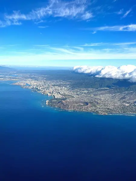 Şehrin güzel hava manzarası