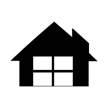  Ev vektör simgesi tasarımı.