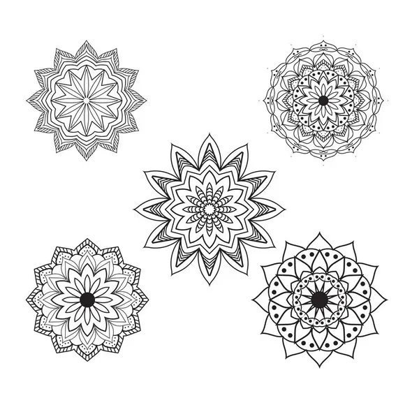 Mandalas vektör kümesi