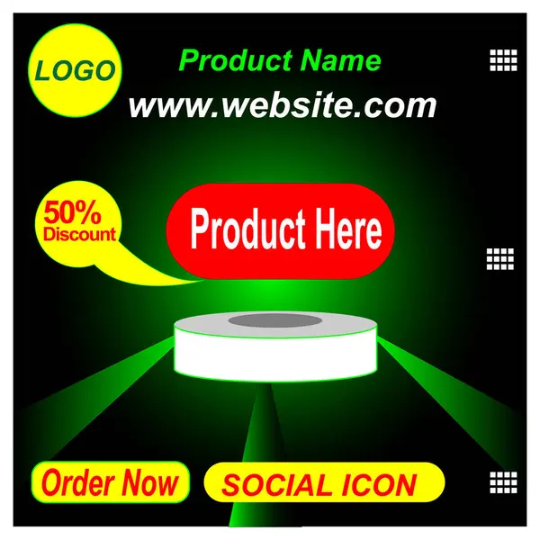 Sosyal medya pazarlaması, promosyon, promosyon ve tanıtım, iş için reklam şablonu tasarımı