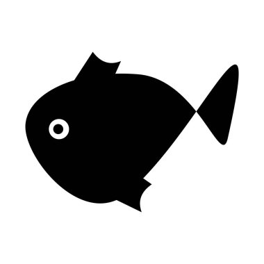 Balık vektör tasarımı silueti çiziciName.