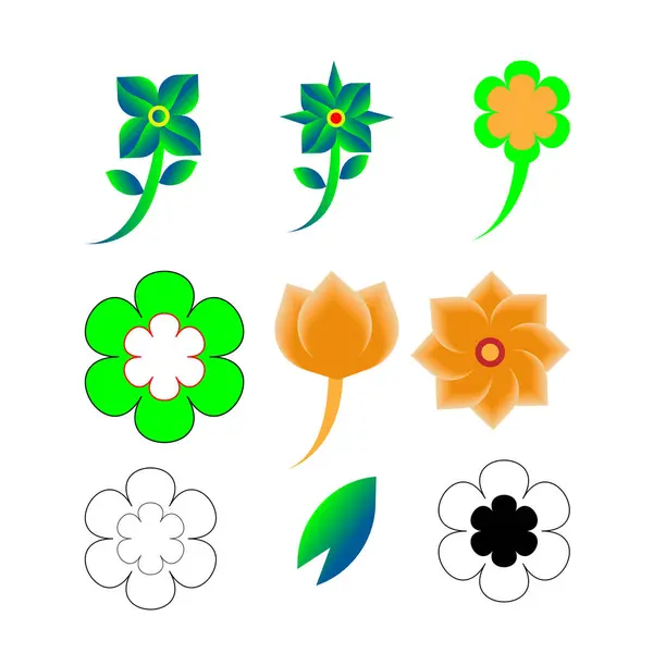 Şeffaf bir arkaplan üzerine suluboya boyalı elle izole tatlı noktalı çiçek seti..