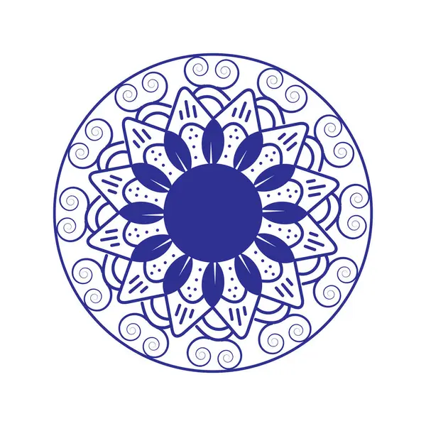 Arkaplan için kusursuz vektör mandala desen tasarımı