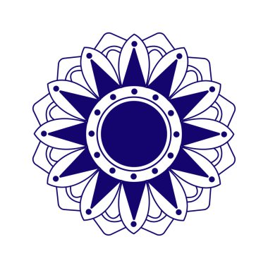 Glovemap tasarım grafikeri beyaz arkaplanlı. Siyah ve Beyaz Pusula İlham Veren Geometrik Sembol.