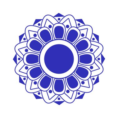 vektör çiçek ikonu çizimi tasarımı