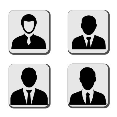 iş insanları vektör simgesi