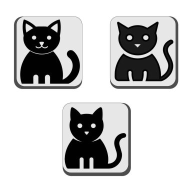 Kara kediler simgeleri ayarlar