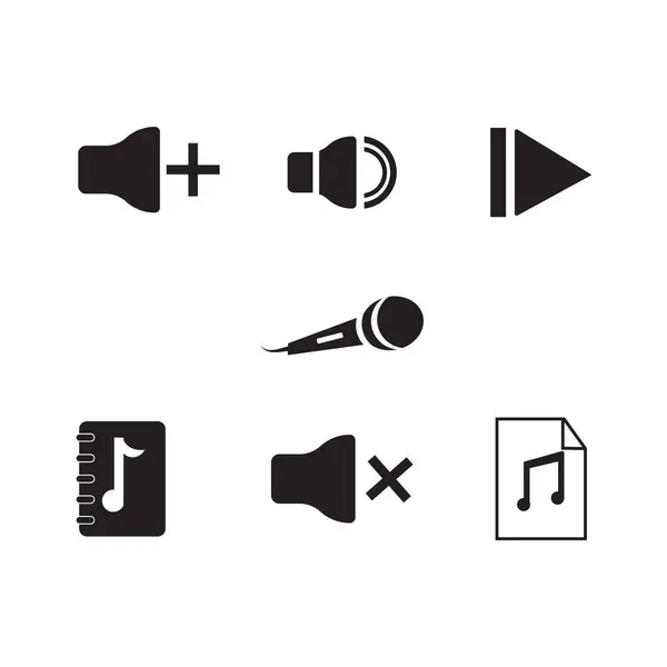 müzik çalar simgesi vektör tasarımı