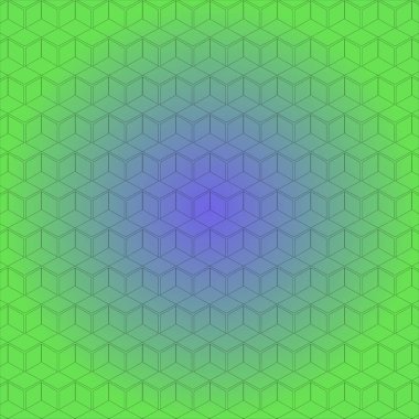 Yeşil altıgen arka plan. Geometrik desen.