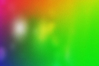 Pembe, turuncu, sarı ve yeşilin canlı tonlarında hafif, ince taneli bir ses dokusuyla örtülmüş, benzersiz bir görsel efekt..