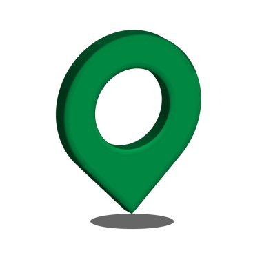 pin simgesi ile harita işaretleyici