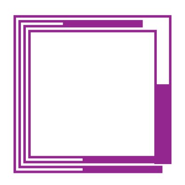 kenarlıklı kare çerçeve