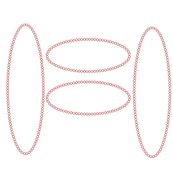 Beyaz arkaplanda izole edilmiş pembe kurdele, vektör illüstrasyonu