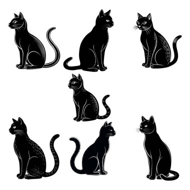 Şirin ve komik sembolün vektör tasarımı. siluet koleksiyonu ve web için sevimli hisse senedi sembolü.