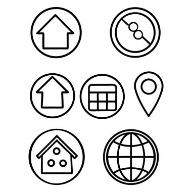 harita simgelerinin vektör kümesi