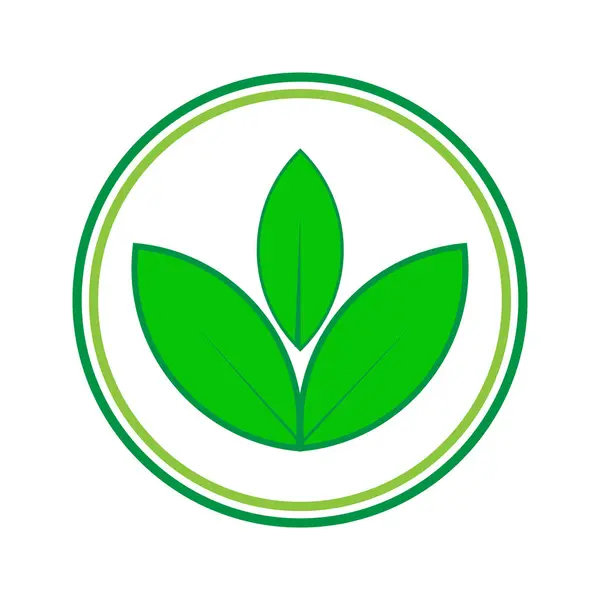 Yeşil Yaprak Logo Şablonu