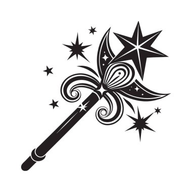yıldız simgesi, vektör illüstrasyonlu çubuk