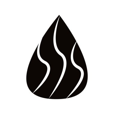 yağ damlası logo vektör illüstrasyon tasarımı