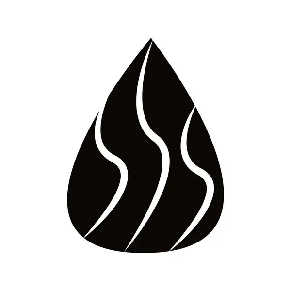 yağ damlası logo vektör illüstrasyon tasarımı