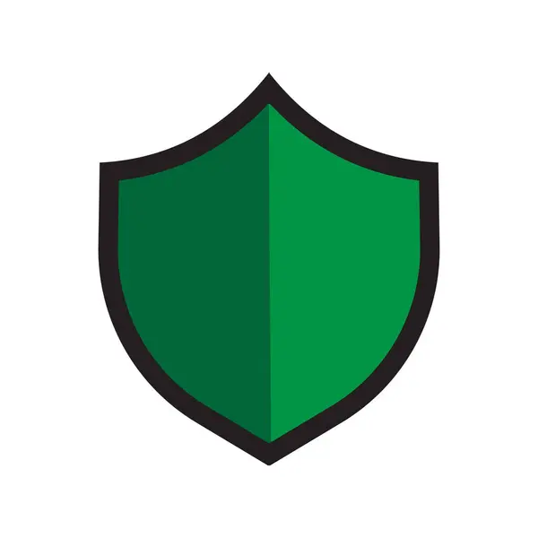 Kalkan koruma ikonu. Koruma güvenlik sistemi ve koruma teması. Yalnız tasarım. vektör illüstrasyonu