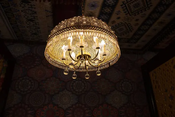 Altın Avize Karmaşık Etnik Dekorasyon