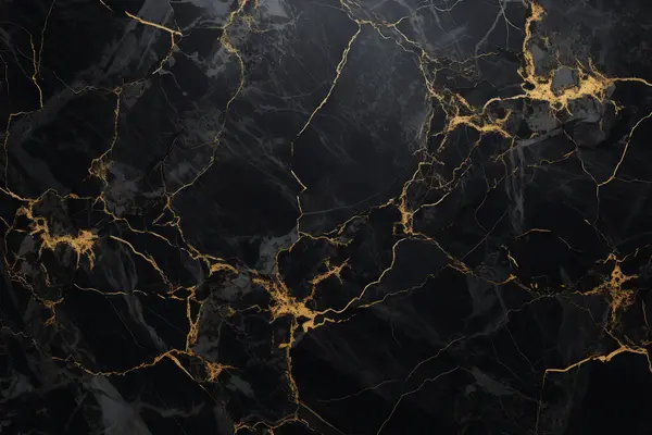 Siyah mermer desenli lüks kolaj. Pankart, arkaplan veya 3B haritalama için doku