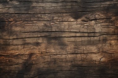 Eskimiş kahverengi ahşap malzeme dokusunun işlenmiş kolajı. Pankart, arkaplan veya 3B haritalama için doku