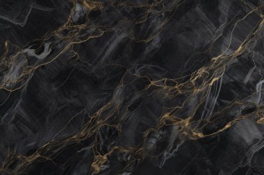 Siyah mermer desenli lüks kolaj. Pankart, arkaplan veya 3B haritalama için doku